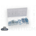 G.L. Huyett Eye Bolt Assortment, Carbon Steel, 151 PCS DISP-EB151